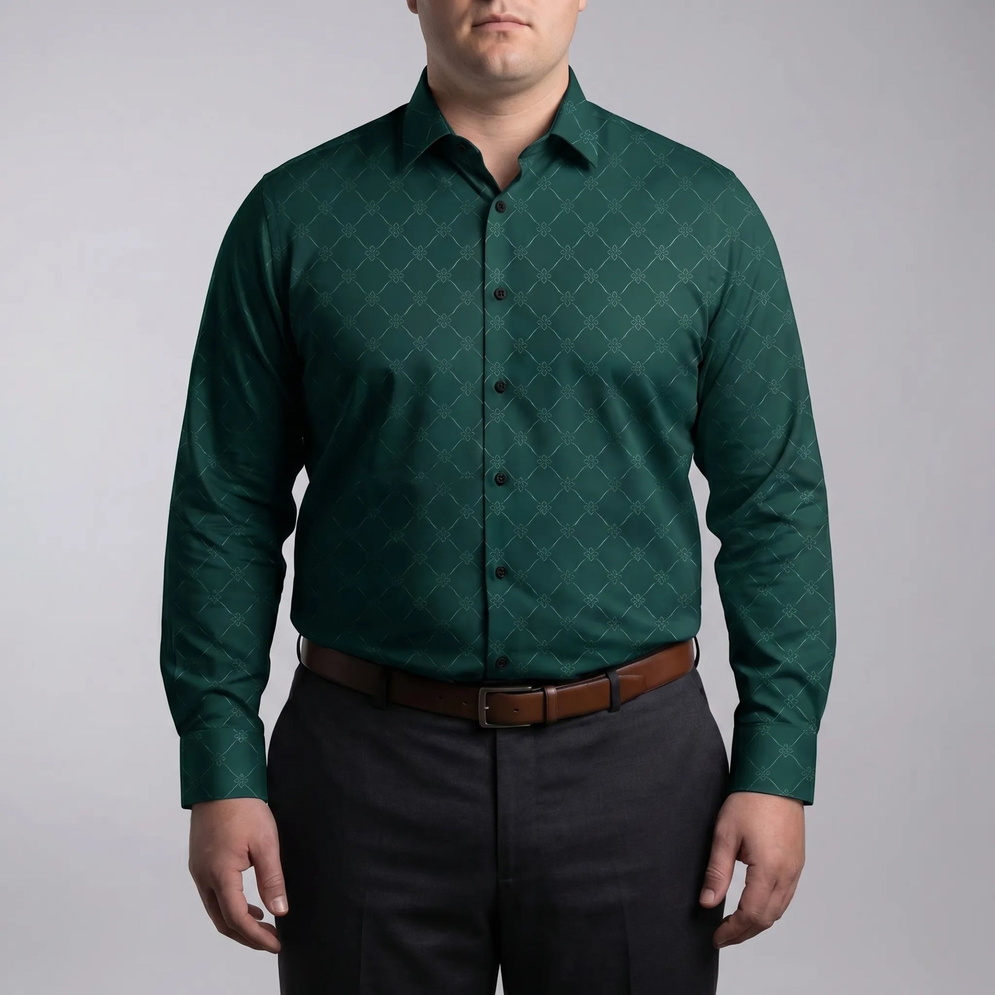 Plus Size Versatile Business Shirt - Bill