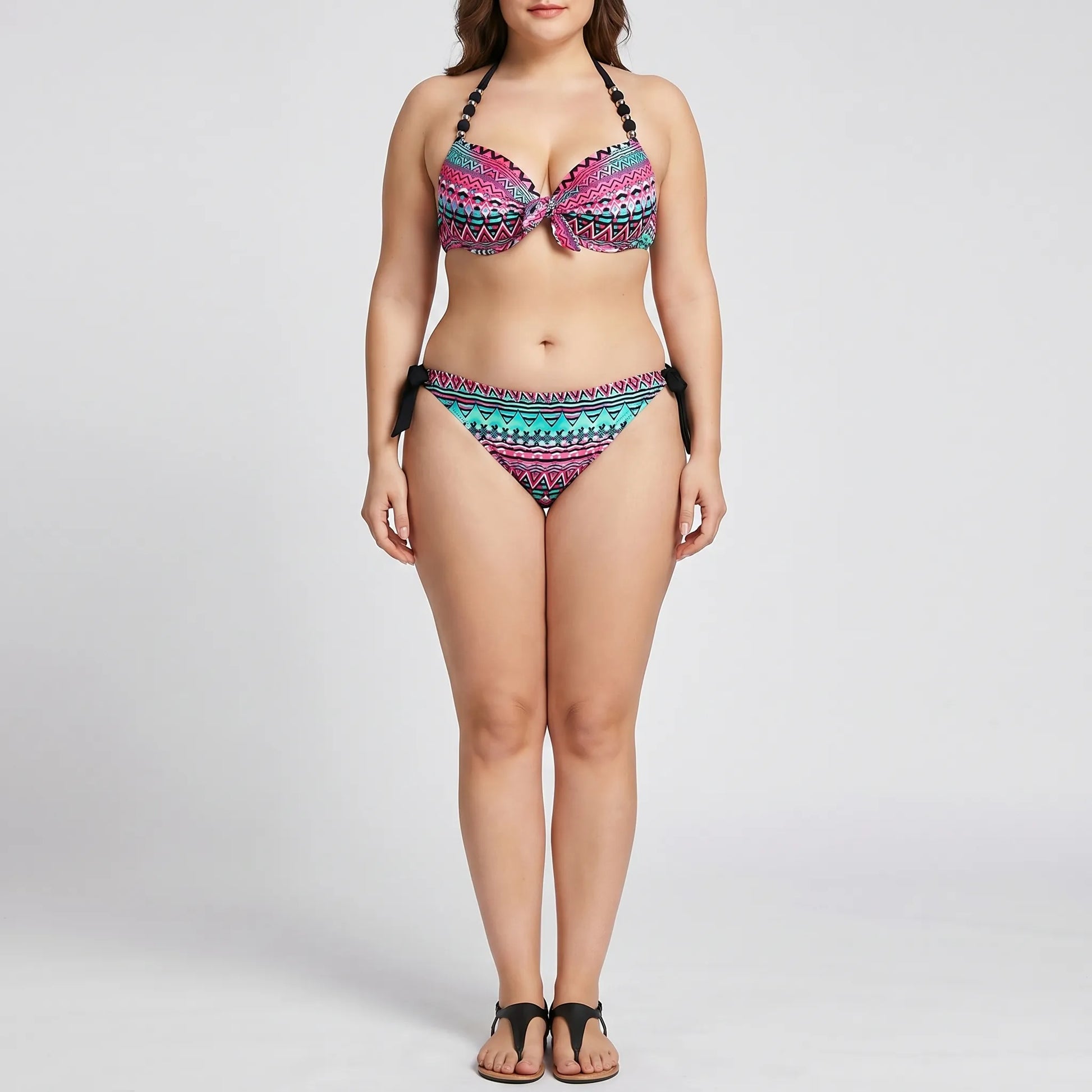 Push-Up Bikini Set Plus Size - Heidi