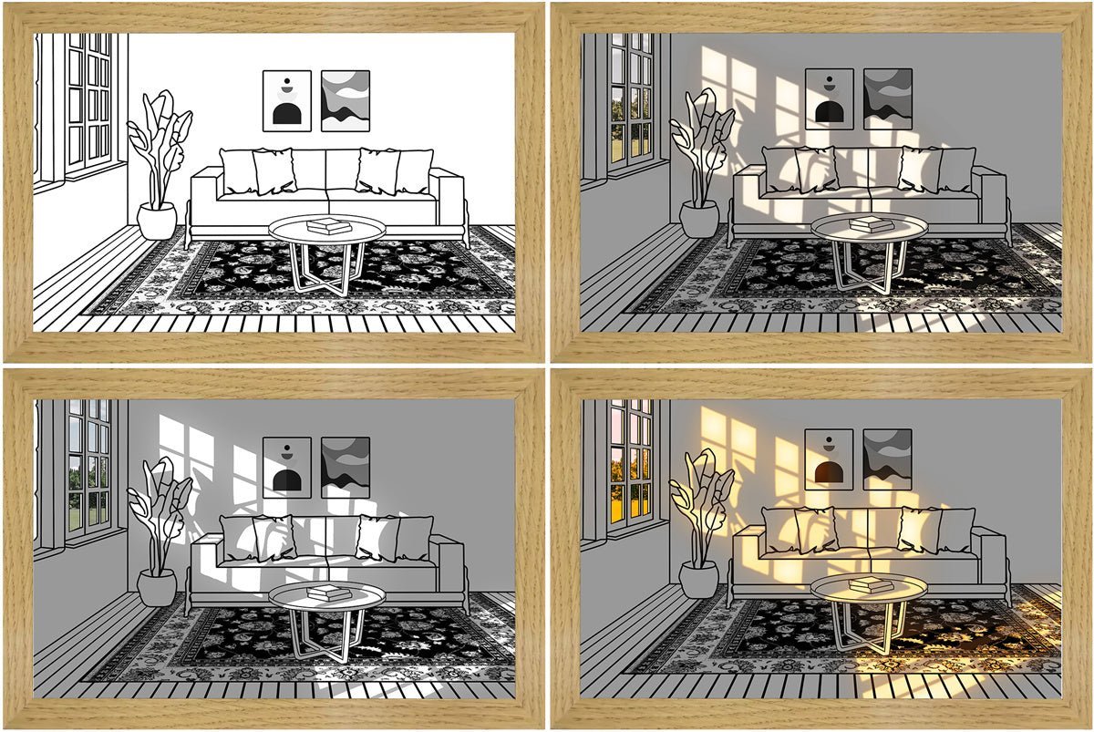 LED-belysningsbild – Luminza