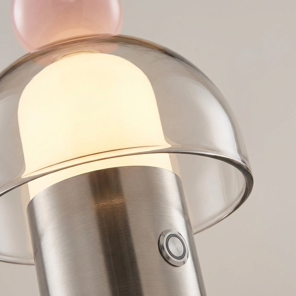 Rechargeable Glass Table Lamp -  Vesanta