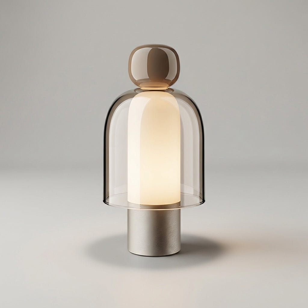 Rechargeable Glass Table Lamp -  Vesanta