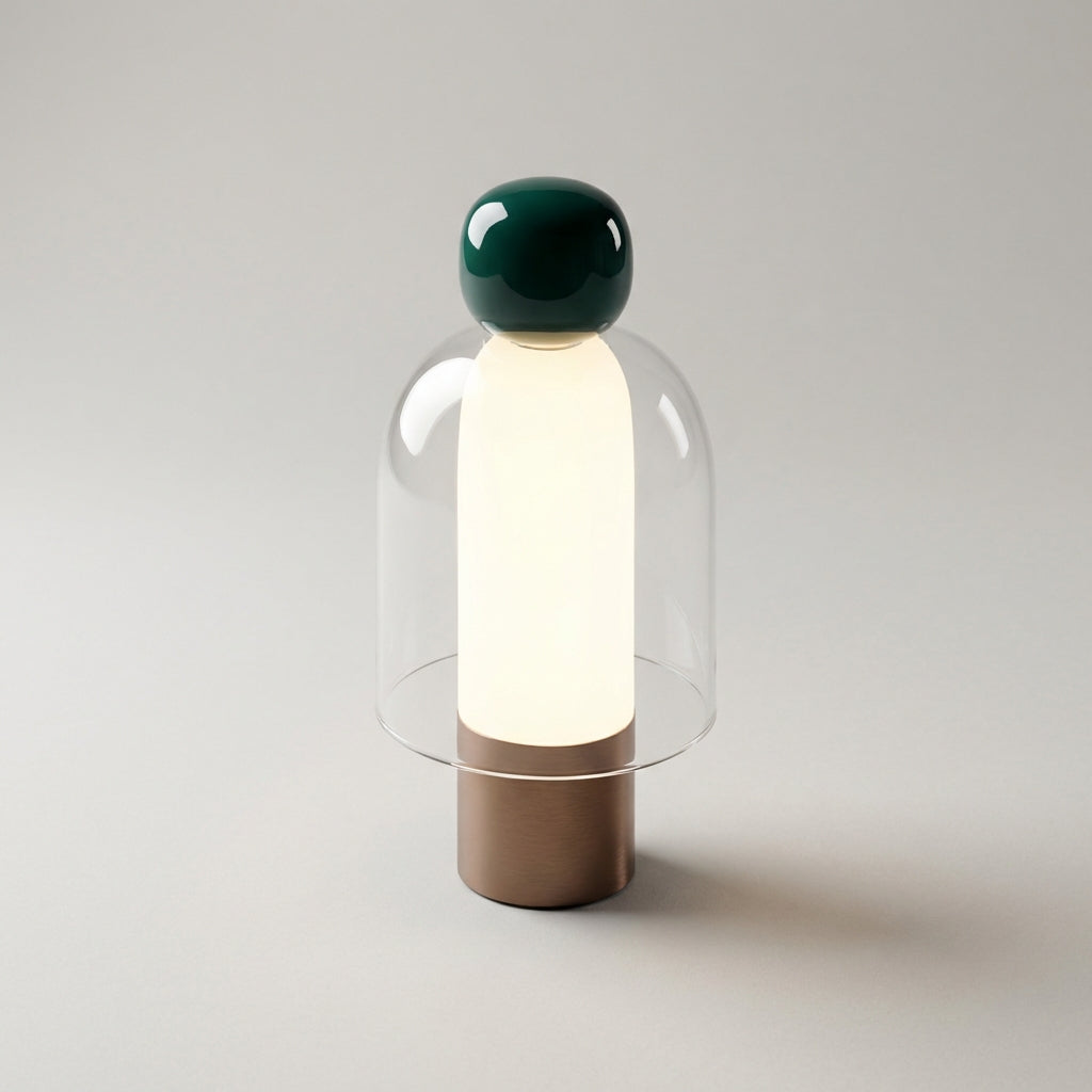 Rechargeable Glass Table Lamp -  Vesanta