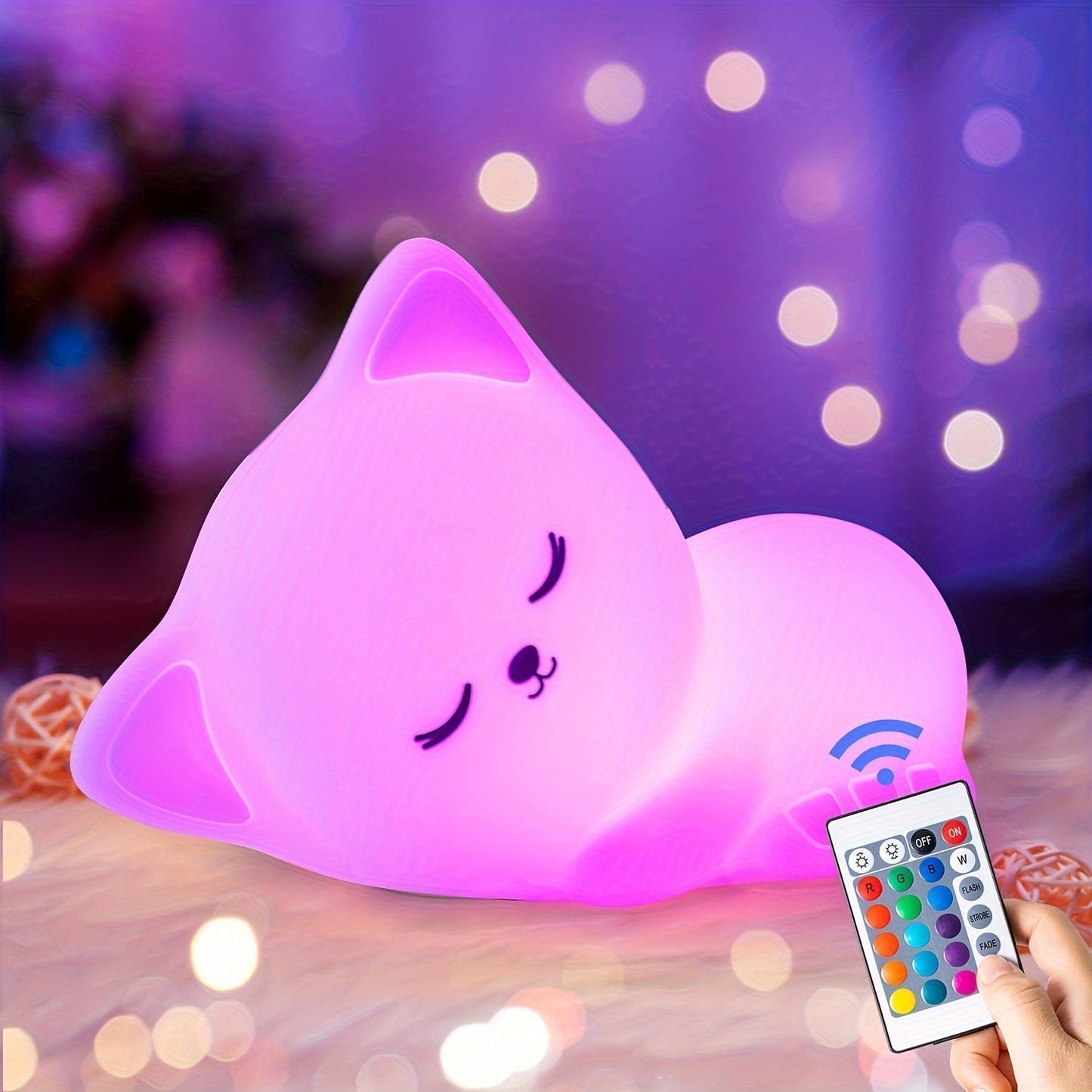 Rechargeable Tabletop Nightlight -  Glowpurr