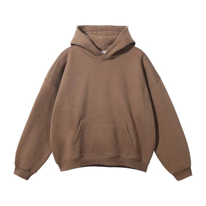 Relaxed Men's Pullover Hoodie With Kangaroo Pocket 8