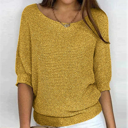 Relaxed Fit Batwing Sleeve Jumper - Janet