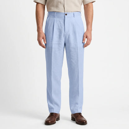 Relaxed Straight Leg Trousers -  Brent