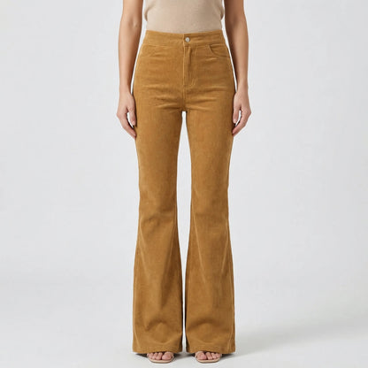Retro-Inspired Flared Women's Trousers - Kristin