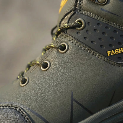 Retro-Style Ankle Hiking Boot -  Terraxen