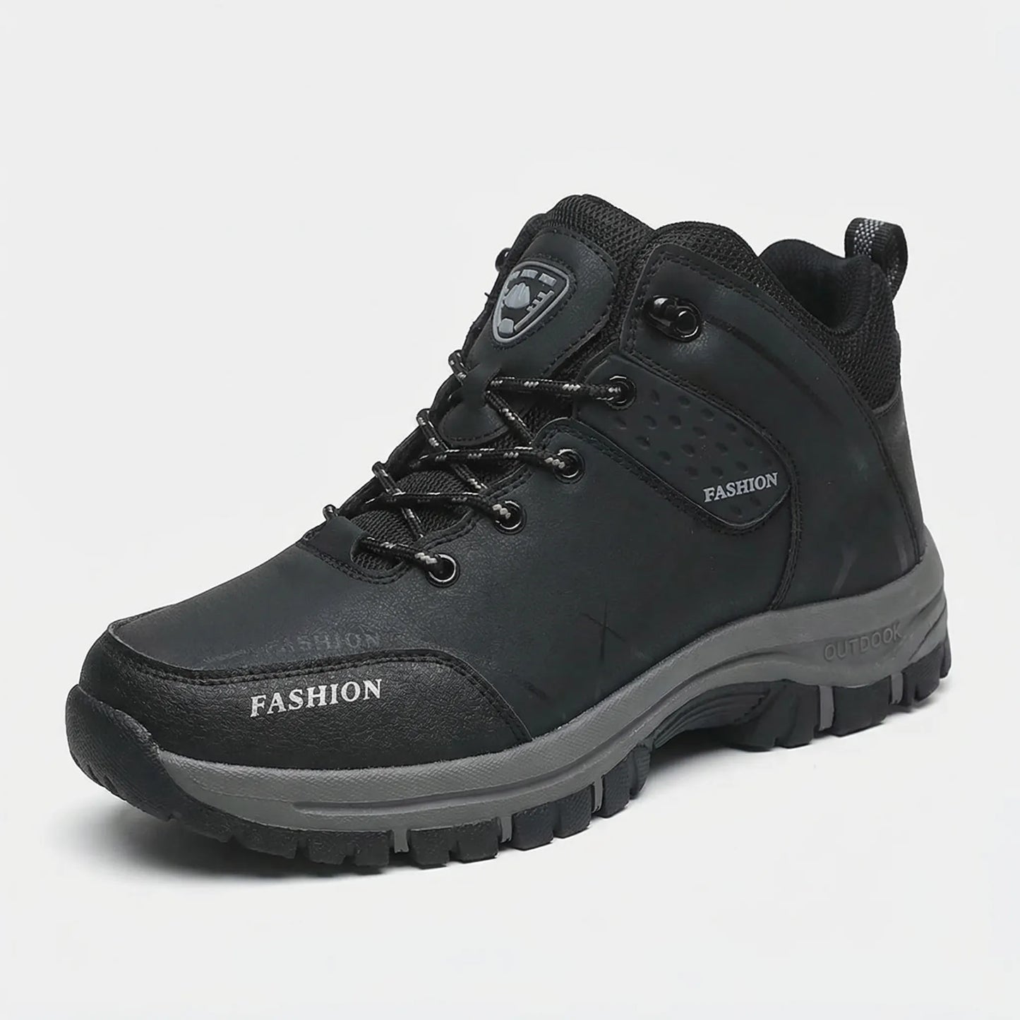 Retro-Style Ankle Hiking Boot -  Terraxen