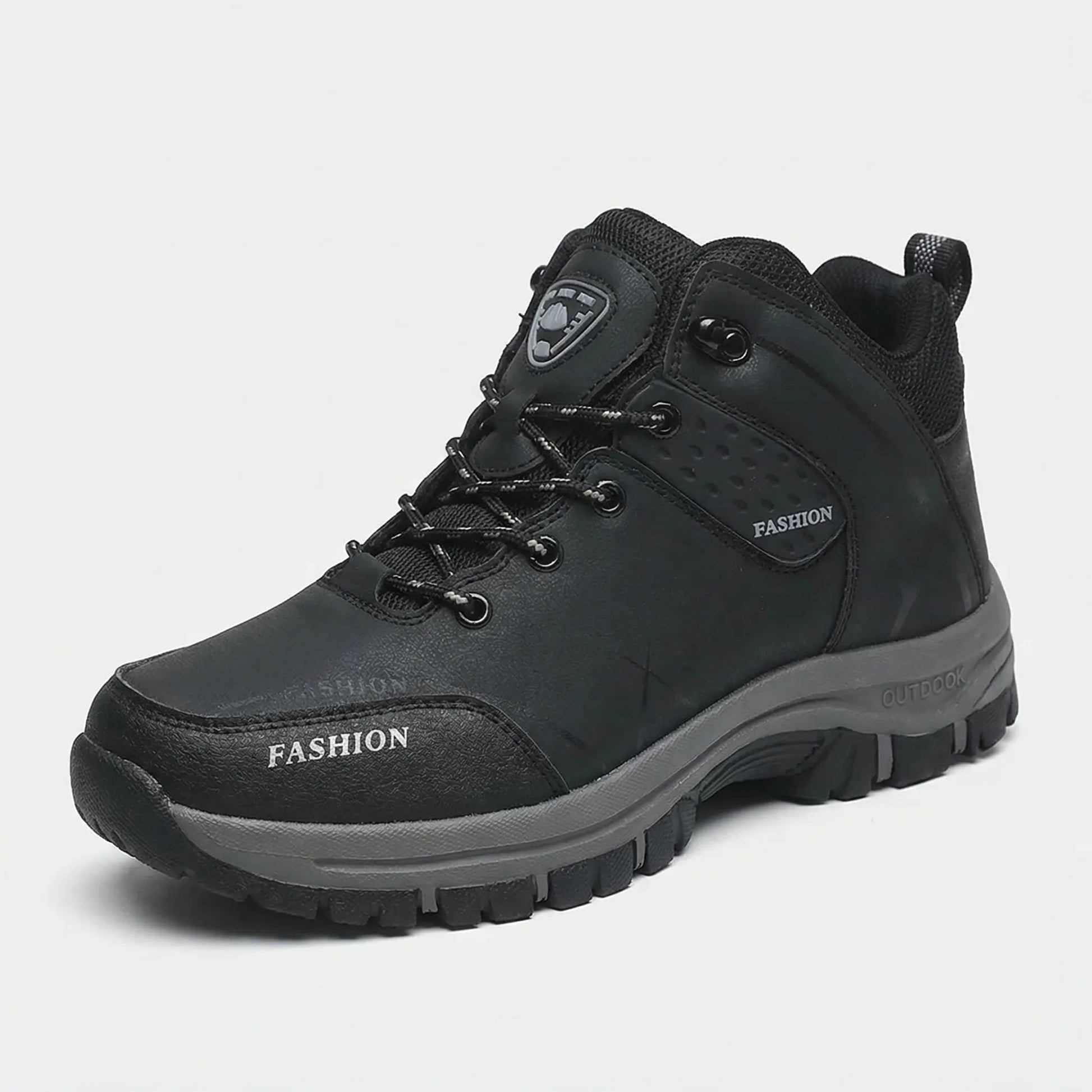 Retro-Style Ankle Hiking Boot -  Terraxen