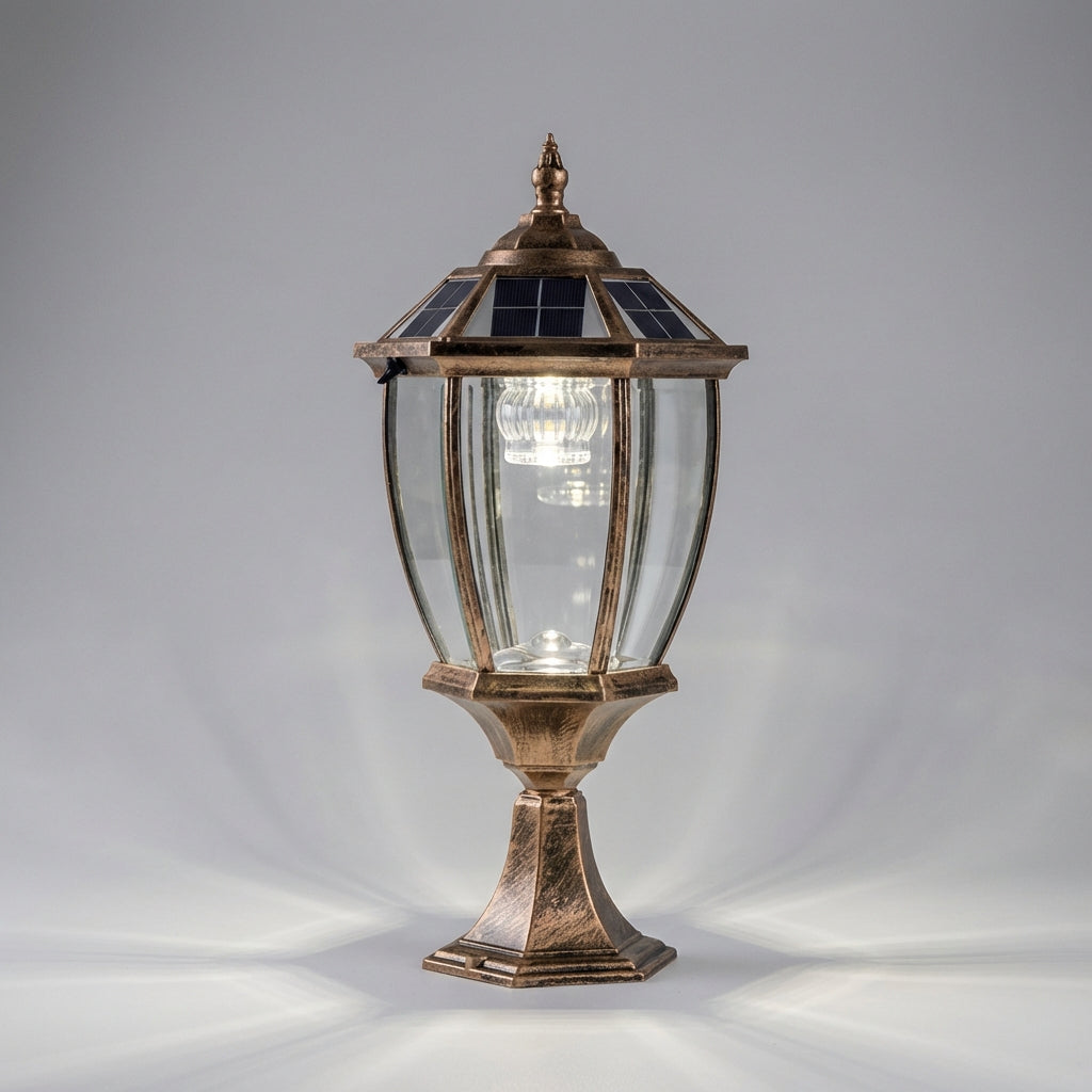 Retro Hexagon Outdoor Lantern - Solvante