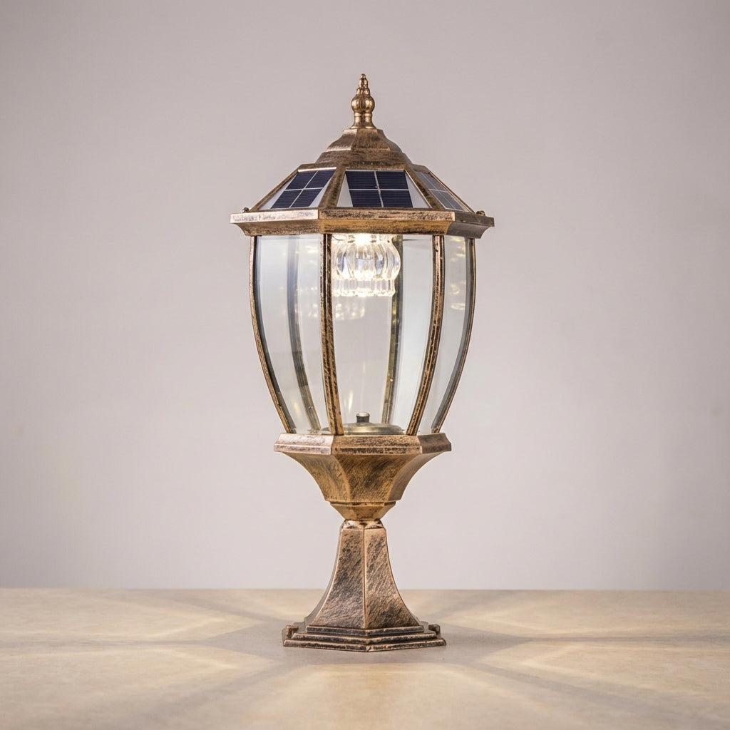 Retro Hexagon Outdoor Lantern - Solvante