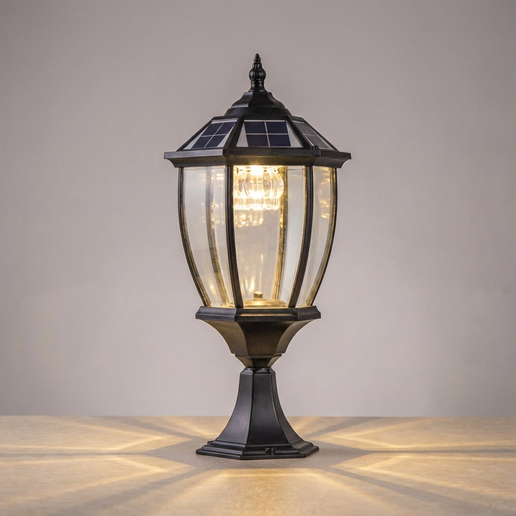 Retro Hexagon Outdoor Lantern - Solvante