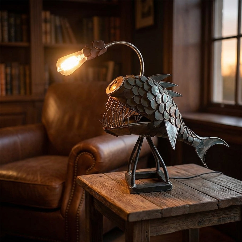 Retro Inspired Table Lamp -  Tidegleam