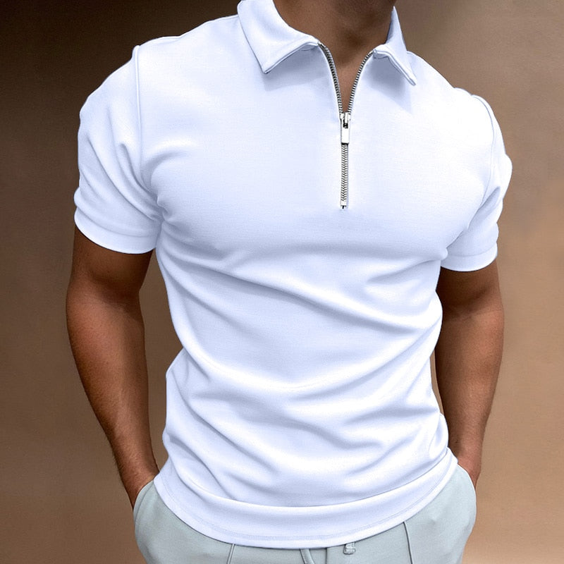 VestoZip™ Herrpolo – modern slim fit-polo med dragkedja (Köp 1, få 1 gratis)