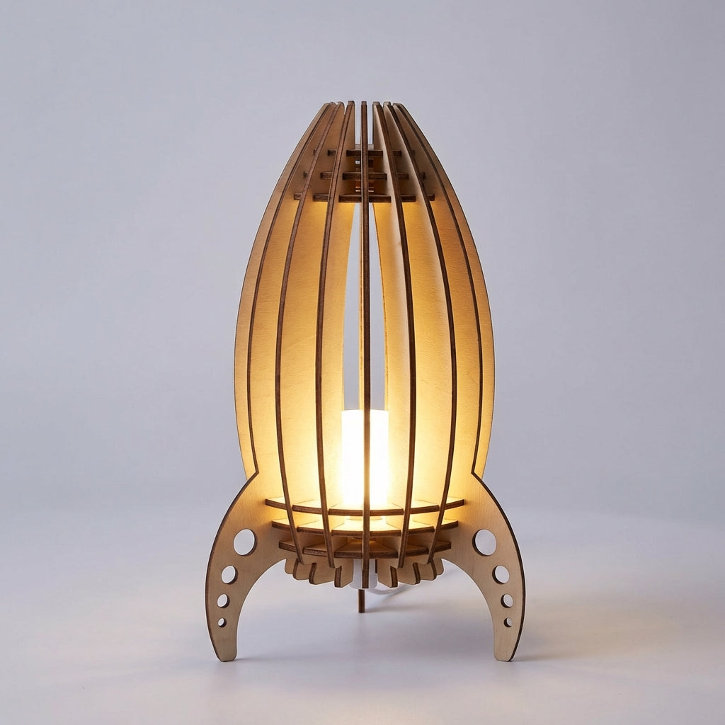 Rocket Shaped Table Lamp - Luminocket