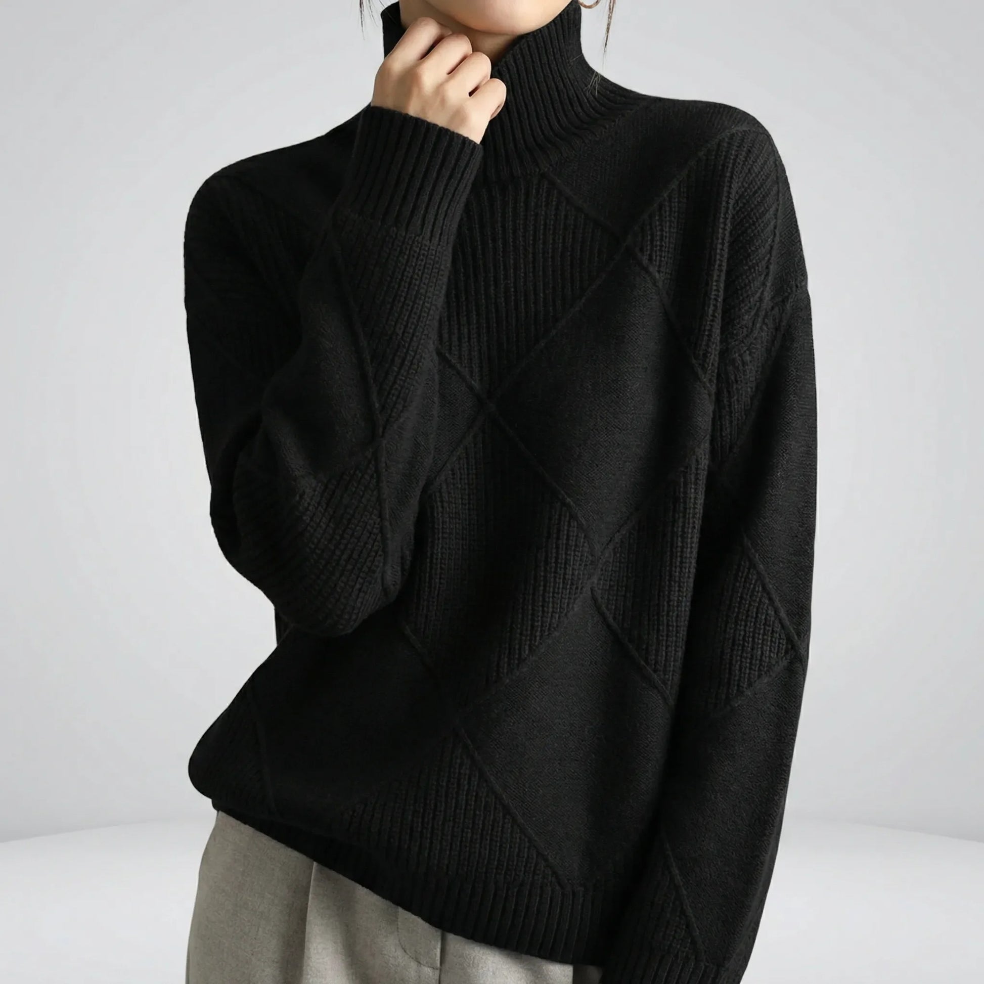 Rollkragenpullover Mit Weiter Passform - Luzie