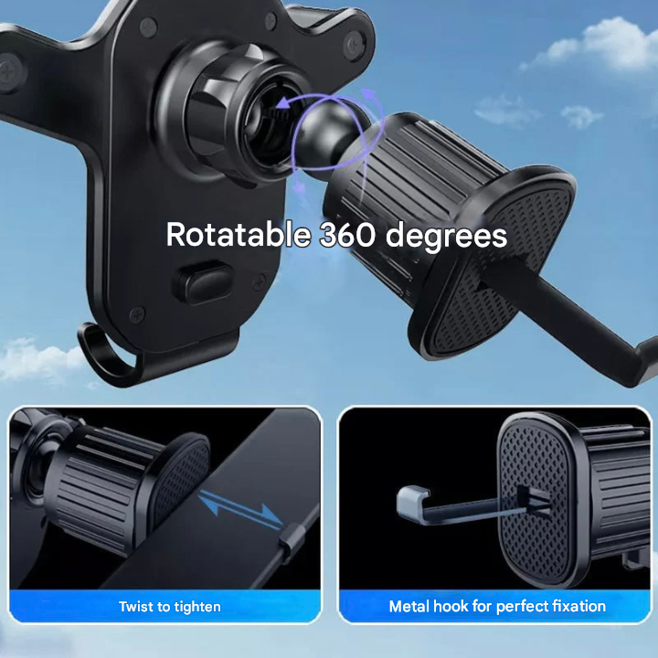 Universell mobilhållare för bil med ventilationsfäste – Griponix