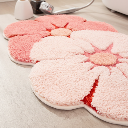 Rutschfester Badezimmer Teppich - FloraPlush