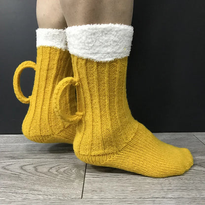 Unisexstrumpor med ölkrusmotiv – SchaumSocken Oktoberfest 2026