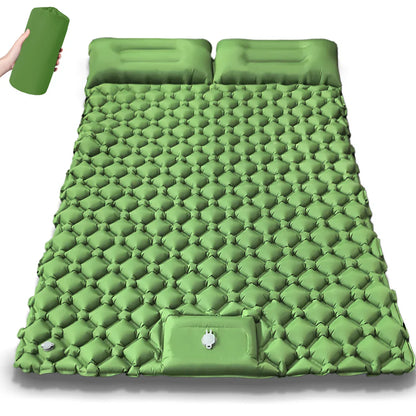 Extra bred dubbel luftmadrass för camping – Kieran