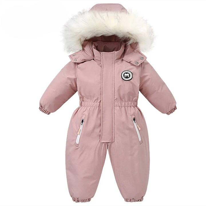 Baby-vinteroverall med huva, vattentät och varmfodrad – Mila Winterzauber Edition
