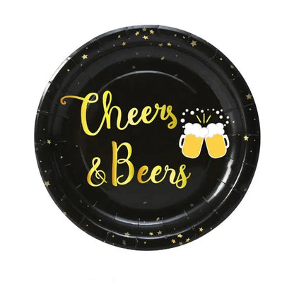Engångsset med partytallrikar "Cheers & Beers" (för 16 gäster) – CheersSet Oktoberfest 2026