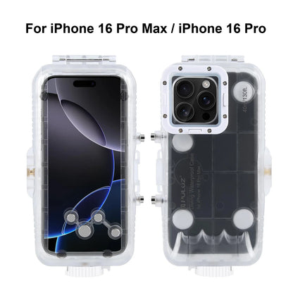 Vattentätt dykfodral för iPhone med skydd ner till 40 m och pekskärmsstyrning – AquaShield