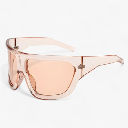 Överdimensionerade Steampunk-sportglasögon med wraparound-design – Ignix