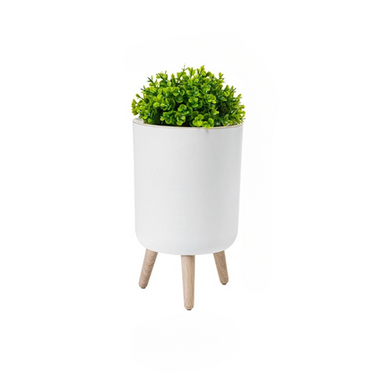 Soptunna med träfot och trycklock – EcoBin