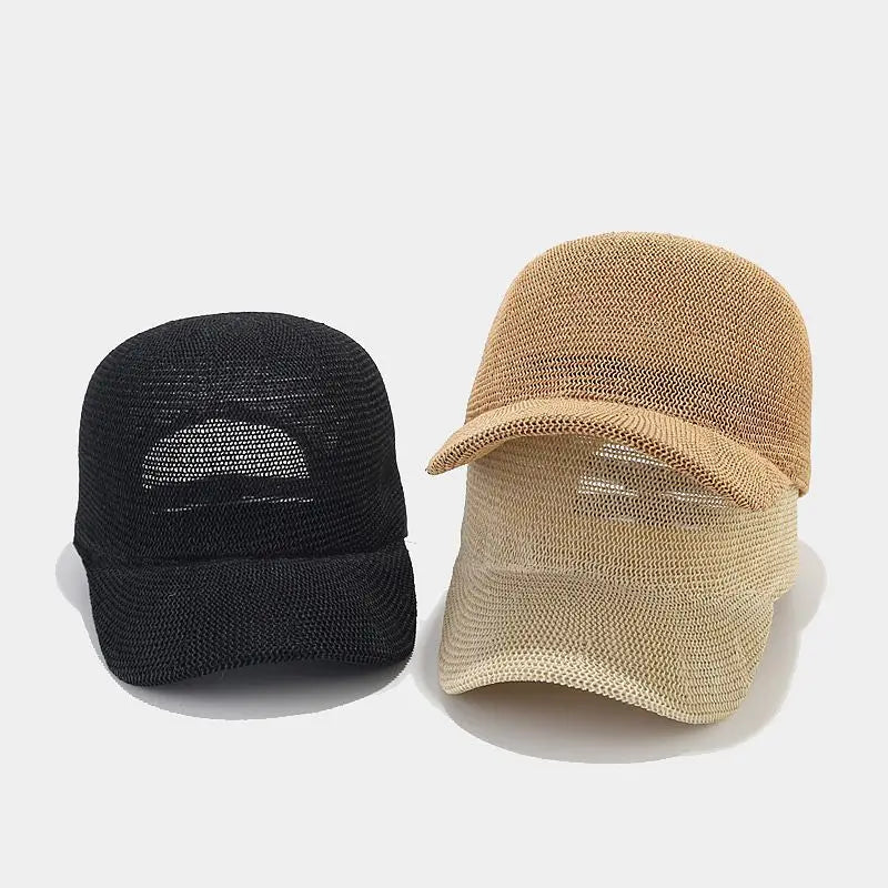 Trendig flätad solhatt med bred skärm - SunWeave Style