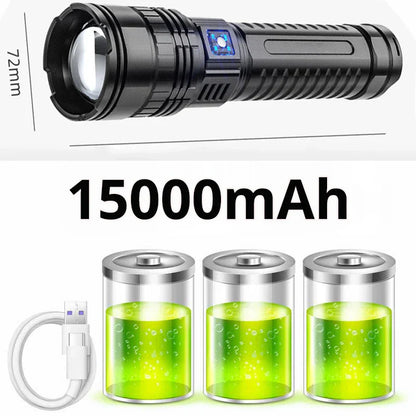 Uppladdningsbar 10000 lumen LED-ficklampa – Striker