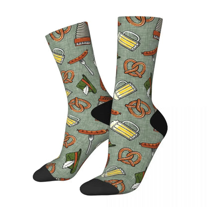 Strumpor med Wiesn-motiv (2-pack) – Feststrumpor Oktoberfest 2026