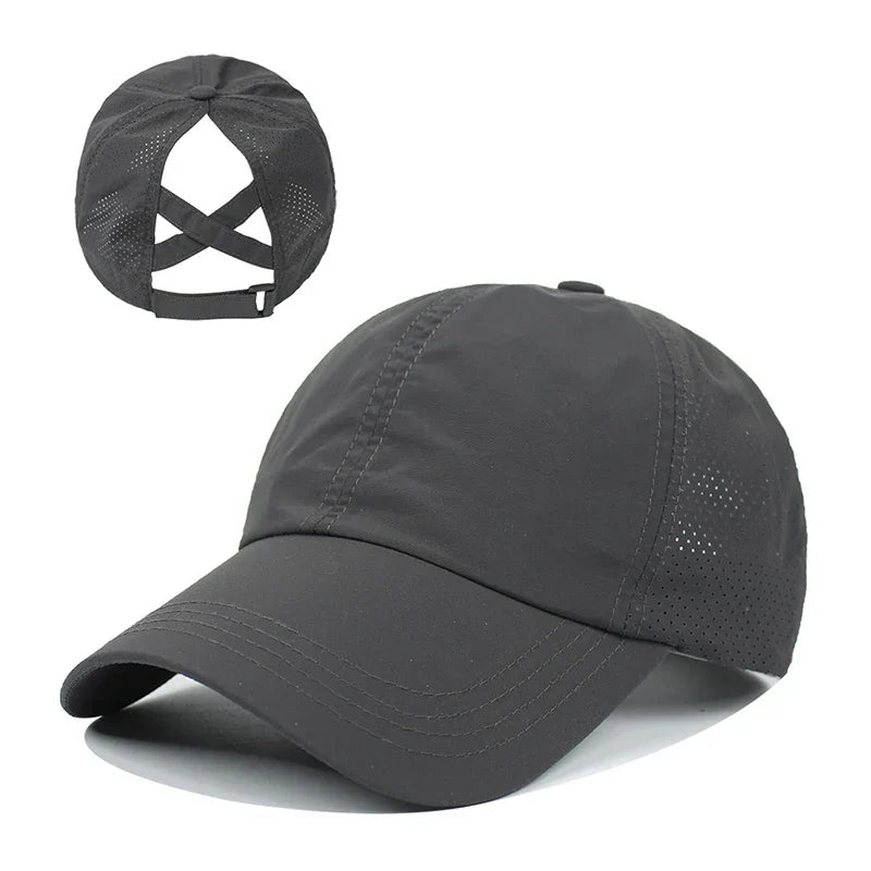 Andningsbar unisex sportkeps av mesh med justerbar passform – AeroCap