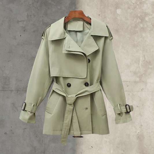 Damtrenchcoat dubbelknäppt med bälte – Rosemary