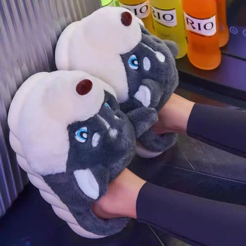 Vinterliga Husky damtofflor – Novi