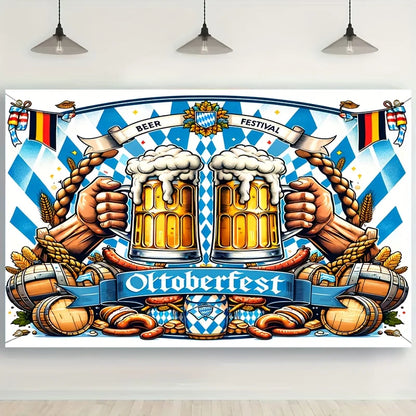 Banner i Oktoberfest-design – Skål Banner Oktoberfest 2026