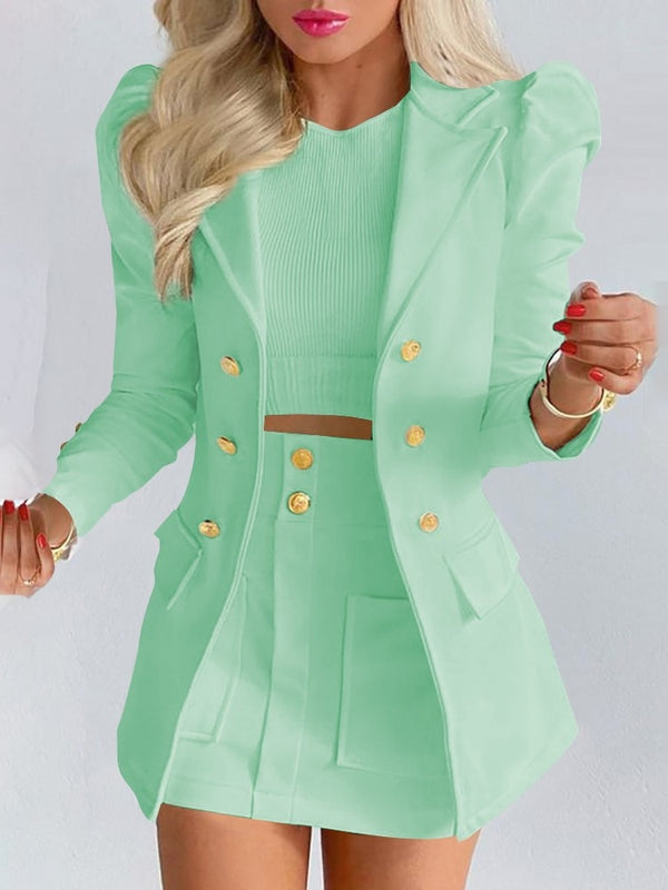 Blazer- och kjolset dam – höstligt, stiligt & kombinerbart – Thalia