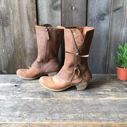 Damernas läderstövlar för hösten – Sigrid