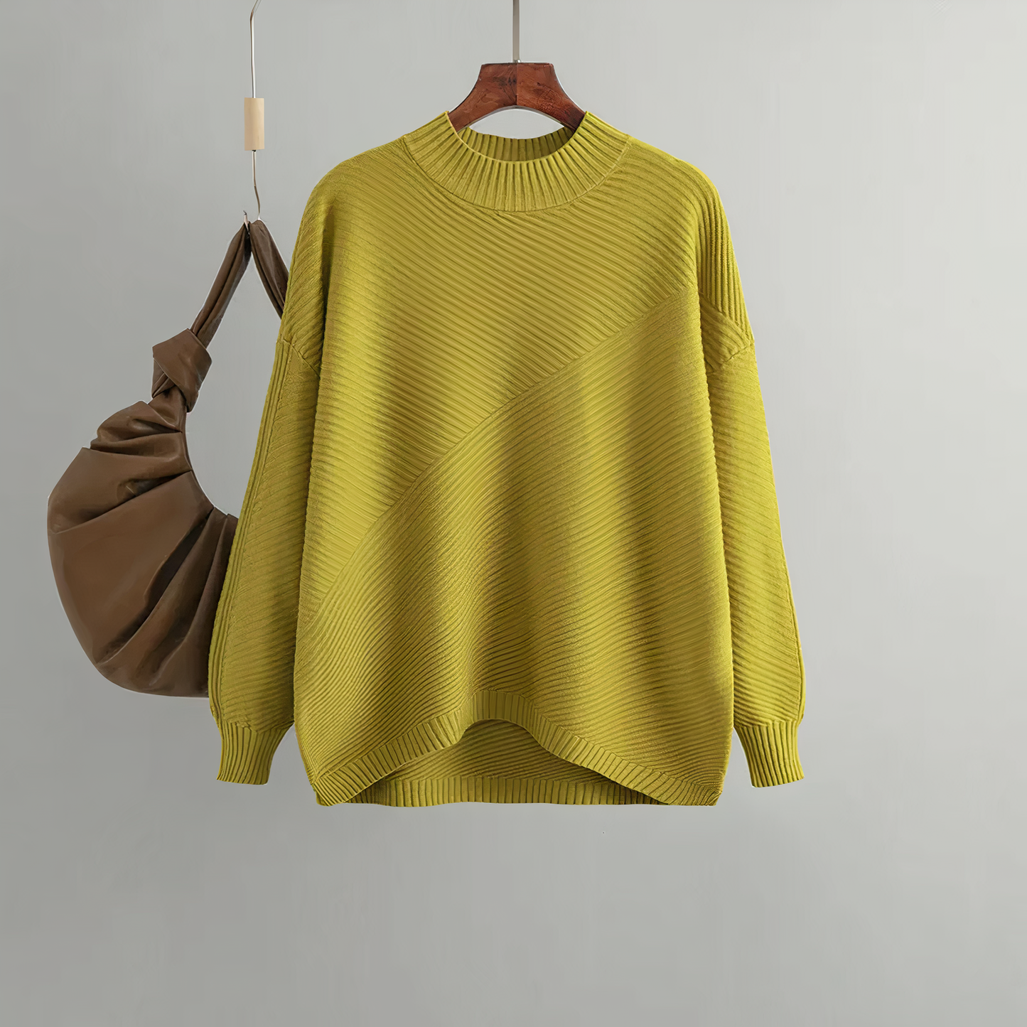 Vintage stickad tröja för damer – Eveline
