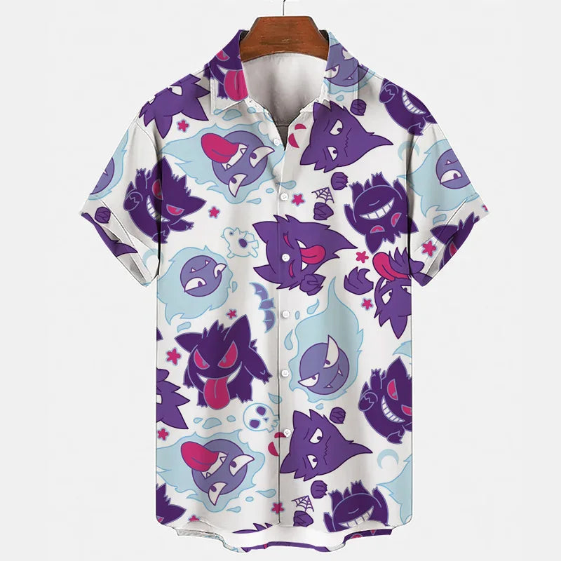 Roligt sommarset med Gengar- och Snorlax-tryck | Köp 1, få 1 gratis - SchlummerSpaß
