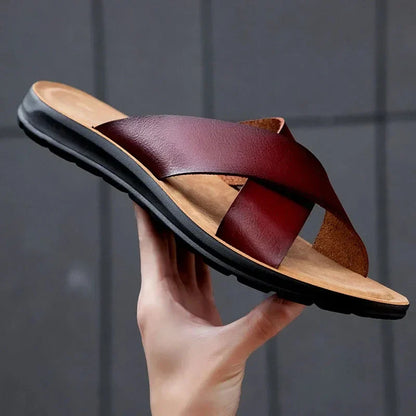 Italienska herrskinnslip-on skor – Lorenzo