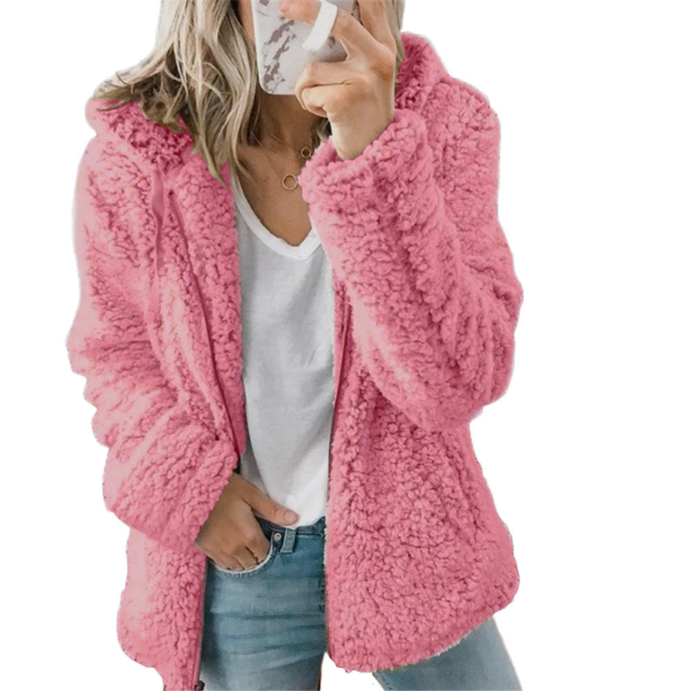 Teddyfleece-vinterkappa för dam – Liora
