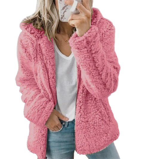 Teddyfleece-vinterkappa för dam – Liora