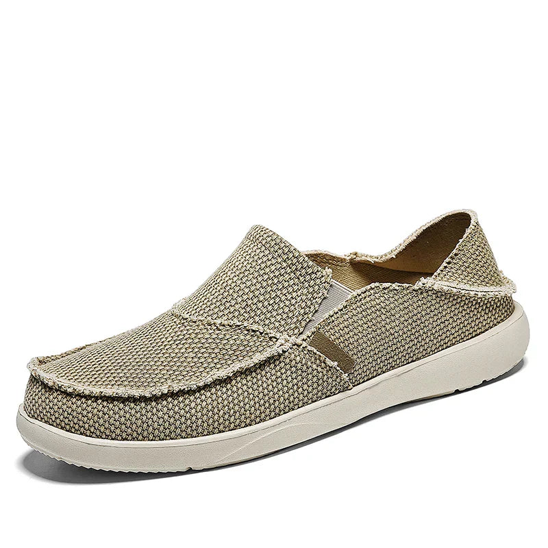 Lätta canvas-sneakers för herrar | Andningsbara höst-espadrillos - Niko