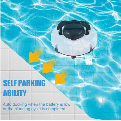 Batteridriven poolrobot IPX8-vattentät med dubbelmotor och upp till 120 minuters driftstid – AquaMate