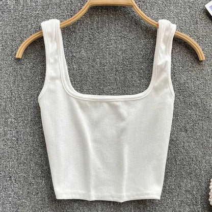 Rugglös Crop-Top i enfärgad färg – Zayra