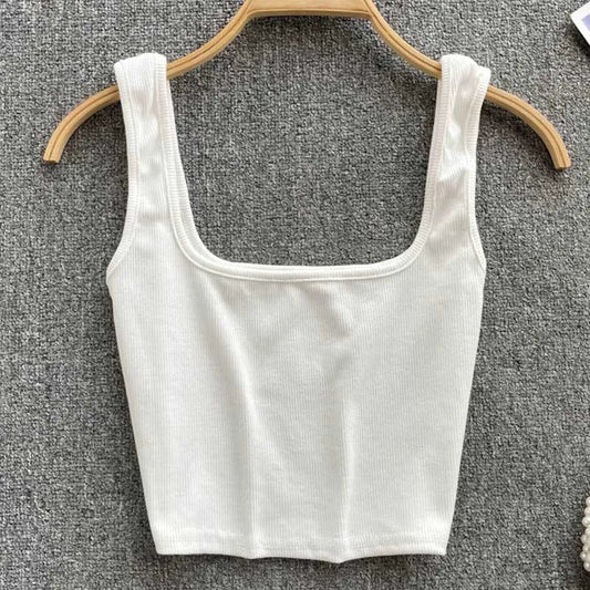 Rugglös Crop-Top i enfärgad färg – Zayra