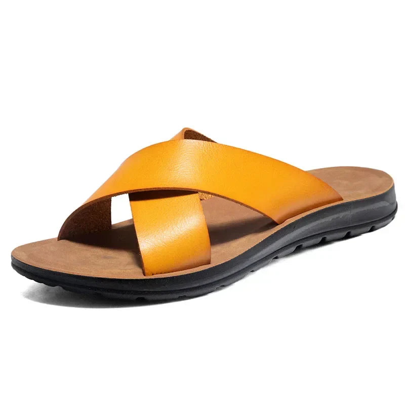 Italienska herrskinnslip-on skor – Lorenzo