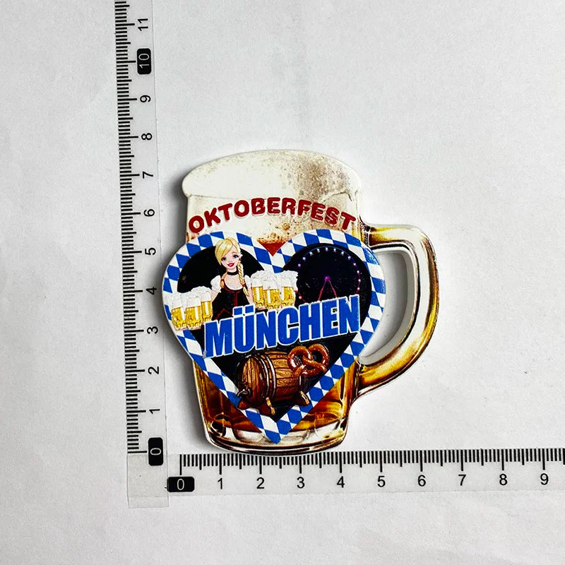 Kylskåpsmagnet "München 3D" – BayernMagnet (1+1 gratis) Oktoberfest 2026